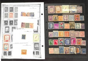 Paraguay Stamp Collection on 25 Regent Pages, 1870-1966 (BK)