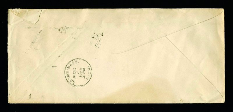 # 285 pair from Jos. H. McNeill, North Adams, MA to Adams, MA - 8-2-1898