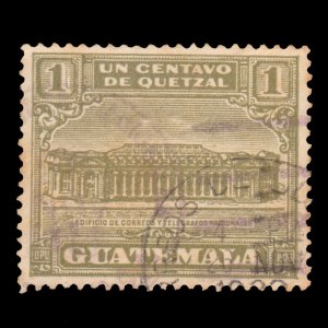 GUATEMALA TAX STAMP 1927 SCOTT # RA2. USED. ITEM 4