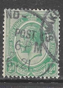 South Africa 2: 1/2d George V, used, F