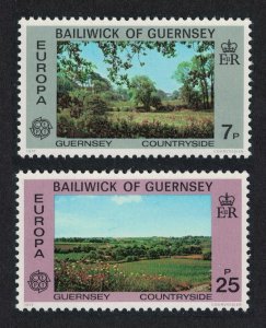 Guernsey Europa CEPT Landscapes 2v 1977 MNH SC#147-148 SG#151-152