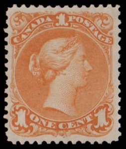 Canada #23, XF-OG. Extremely rare LQ unused and OG single.VGG 2017. C$4000.00++