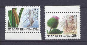 Korea N.3375-76 MNH Medicinal plants SCV1.75