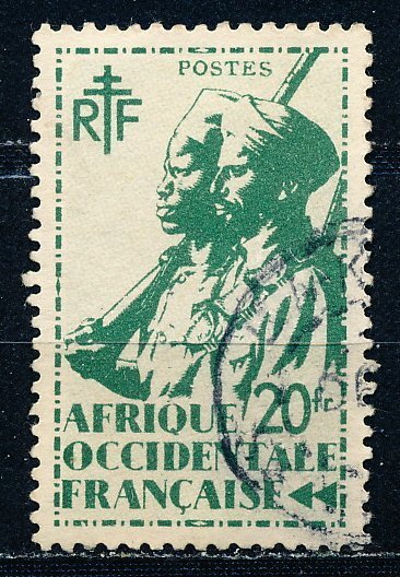 French West Africa #35 Single Used