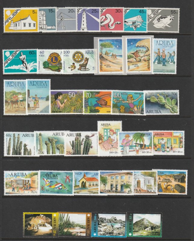 Aruba a nice MNH lot