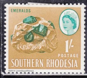 Southern Rhodesia 102 Emeralds 1964