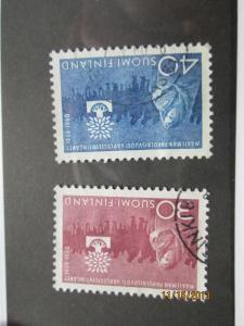 Finland #368-369 used set