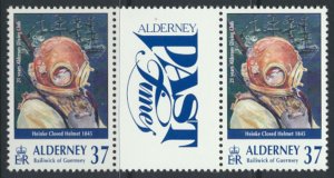 Alderney  SG A112  SC# 116 Diving Club MNH Gutter Pair see scan 