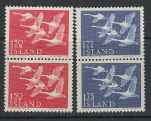 Iceland, Scott 298-299, MNH pairs