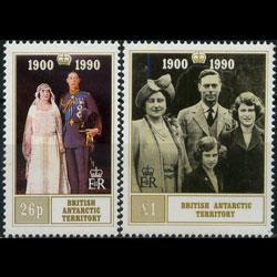 BR.ANTARCTIC TERR. 1990 - Scott# 170-1 Q.Mother Set of 2 NH