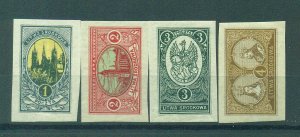 Central Lithuania sc# 32-42 imperf mh cat value $5.30