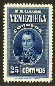 VENEZUELA 332 MNH BIN $.40