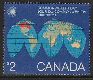 1983 Canada - Sc 977i - MNH VF - 1 Single - Commonwealth Day