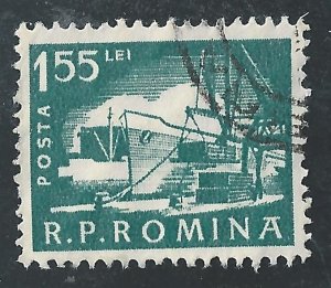 Romania #1363 1.55L Loading Ship