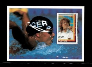 Guyana 1994 - German Olympic Winners - Souvenir Stamp Sheet - Scott#2871 - MNH