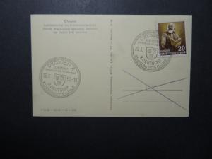 Germany DDR SC# 141 on 1953 Art Epxo Event Card  - Z12354