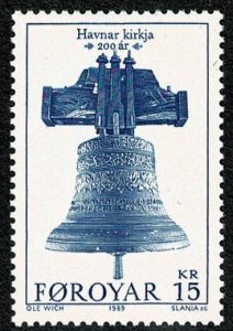 GB Faroes. 1989 Bicentenary Torshavn Church 15k value. Unmounted Mint. SG 176