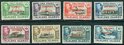 Falkland South Orkneys Scott 4L1-8 MH* set CV $14.74