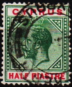 Cyprus. 1912 1/2pi S.G.75 Fine Used