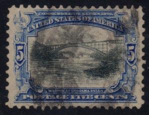 U.S. Scott #297 5-Cent Stamp - Used Single