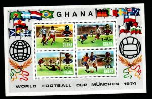 Ghana 529 Mint NH MNH Souvenir Sheet World Cup!