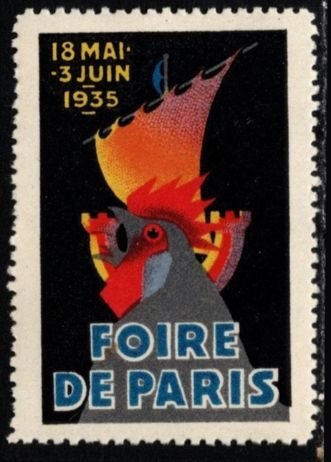 1935 France Cinderella Paris Fair May 18 - June 3, 1935 MNH