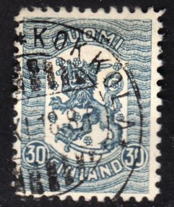 Finland Scott 113 F+ used. Nice cancel.  Free...