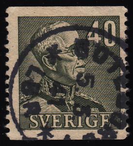 Sweden 307 King Gustaf V 1940