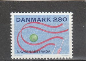Denmark  Scott#  840  MNH  (1987 8th Gymnaestrada)