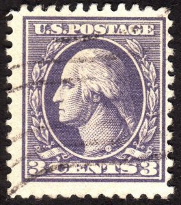 1918, US 3c, Washington, Used, Sc 530