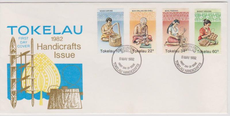 Tokelau Islands 1982 Handicrafts Issue First Day Cover