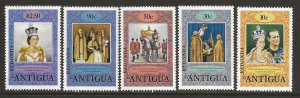 ANTIGUA SC# REDONDA CAT # 12-16 (STAMP WORLD)  FVF/MNH