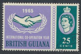 British Guiana SG 373 Used CTO (Sc# 296 see details) cooperation year