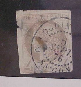 FRANCE STAMP #40  cat.$200.00  USED