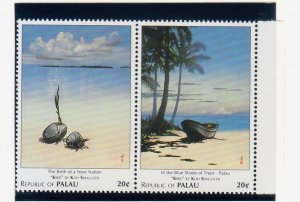 PALAU Sc 407 NH PAIR OF 1996 - ART