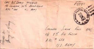 United States A.P.O.'s Soldier's Free Mail 1943 U.S. Army Postal Service, A.P...