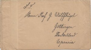 1895 Yuriev, Russia to Gottingen, Germany Newspaper Wrapper (58837)