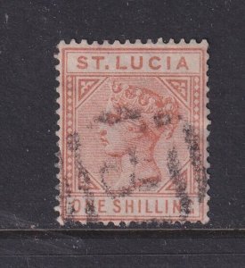 St. Lucia, Scott 36 (SG 36), used (thin)