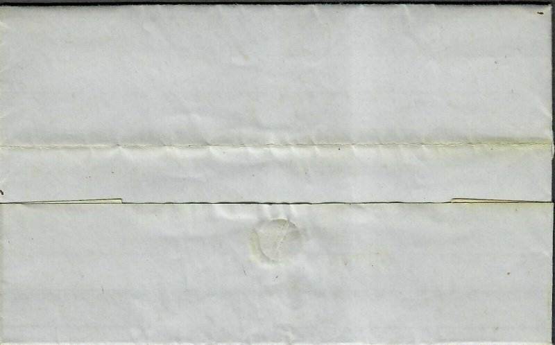 US Stampless Cover Providence PA June 15 1849 + Letter 