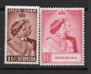 BERMUDA SILVER WEDDING 1948 lightly hinged.