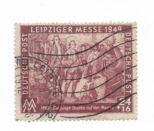 Germany Russian Occupation Zone #10NB13 for 1949 Leipzig Fair Used C.V. $8.00