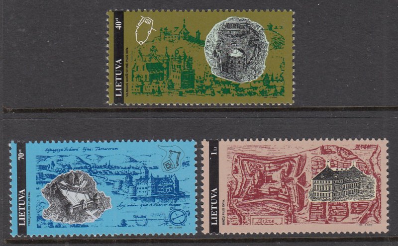 Lithuania 524-526 MNH VF