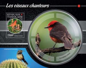 TOGO 2015 SHEET SONGBIRDS BIRDS tg15220b