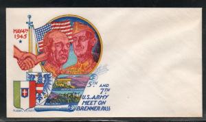 US WW2 Patriotic Fluegel Staehle Brenner Pass Unused A597