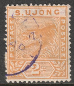 Malaya Negri Sembilan Sungei Ujong Scott 32 - SG51, 1891 Tiger 2c used