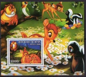 Benin 2006 DISNEY BAMBI A LIFE IN THE WOODS Sheet Perforated MInt (NH)