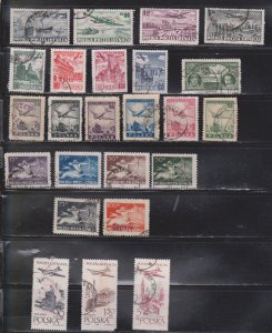 POLAND - Used Collection Of Early Including Airmails, Semi-postals & Postage Due