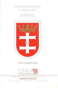 Ehrungut:    Danzig, Hanseatische (HBA) Oct 4, 1989