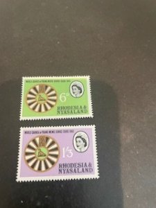 Rhodesia + Nyasaland sc 189,190 MH