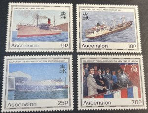 ASCENSION ISLAND # 493-496-MINT NEVER/HINGED--COMPLETE SET--1990
